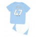 Tanie Strój piłkarski Manchester City Phil Foden #47 Koszulka Podstawowej dla dziecięce 2023-24 Krótkie Rękawy (+ szorty)